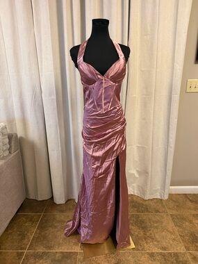 Purple Corset Prom/Formal Dress Size 10
